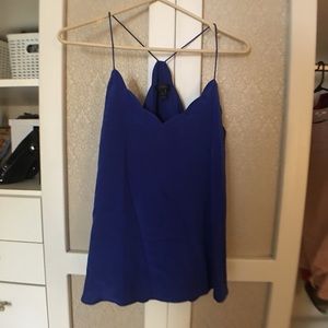 Blue jcrew cami